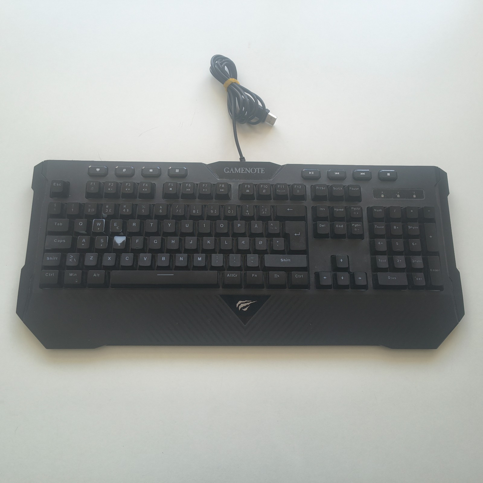 Havit GAMENOTE KB486L Semi Mechanical Gaming Keyboard RGB USB Tested Works
