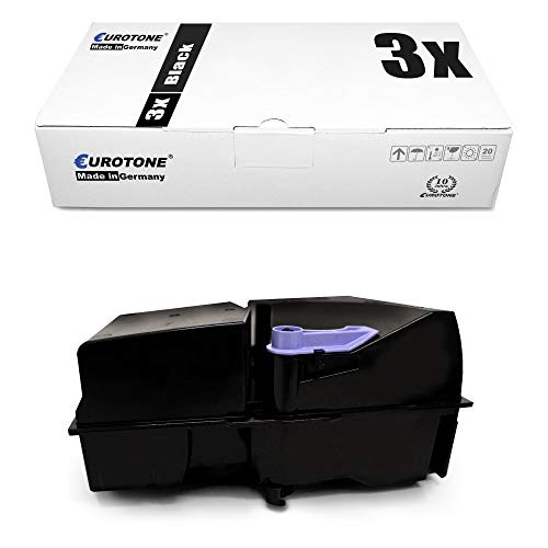 Eurotone 3x Toner Cartridge Compatible for Kyocera TK825K Black