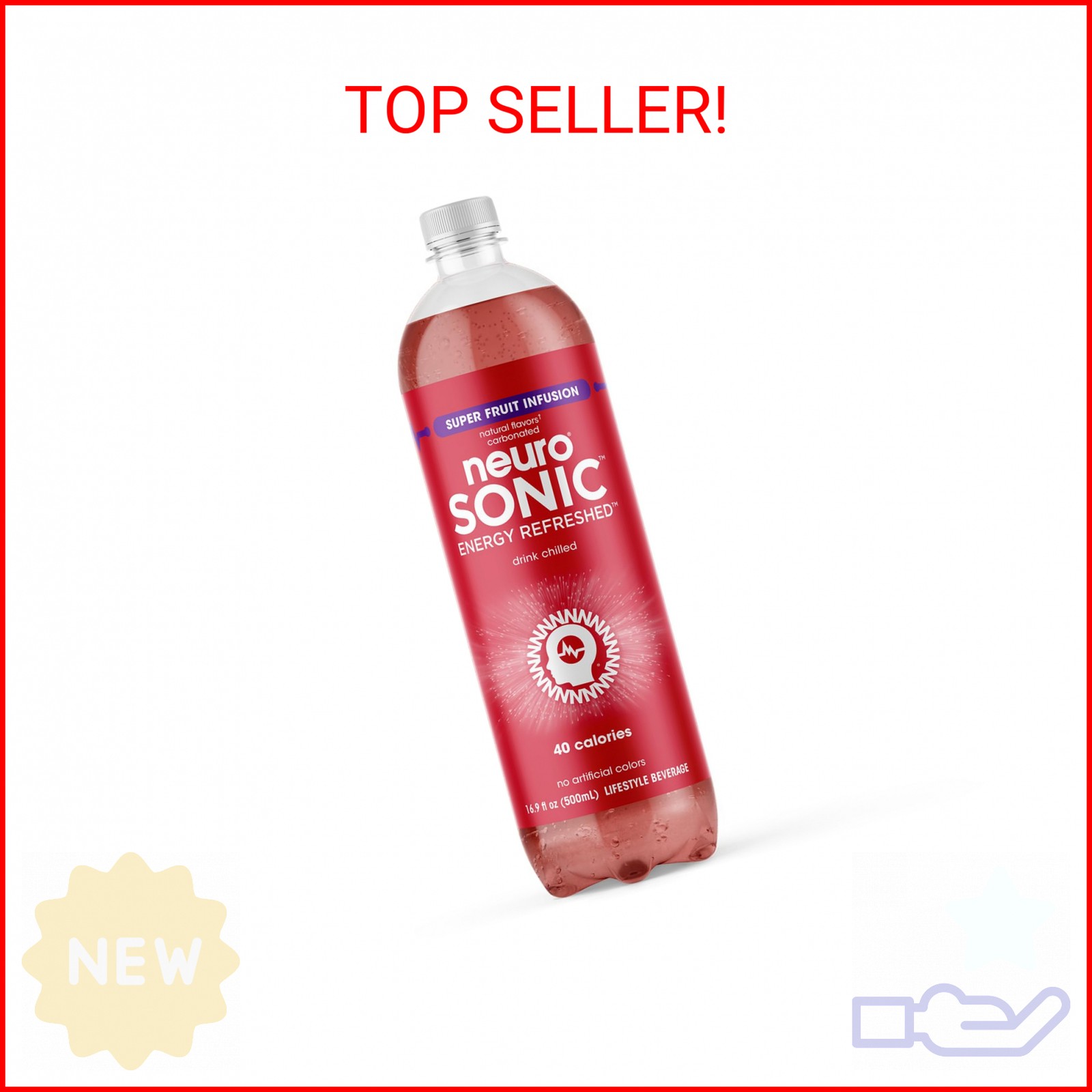 neuroSONIC | Superfruit Infusion | Functional Beverage for Focused Energy, Light
