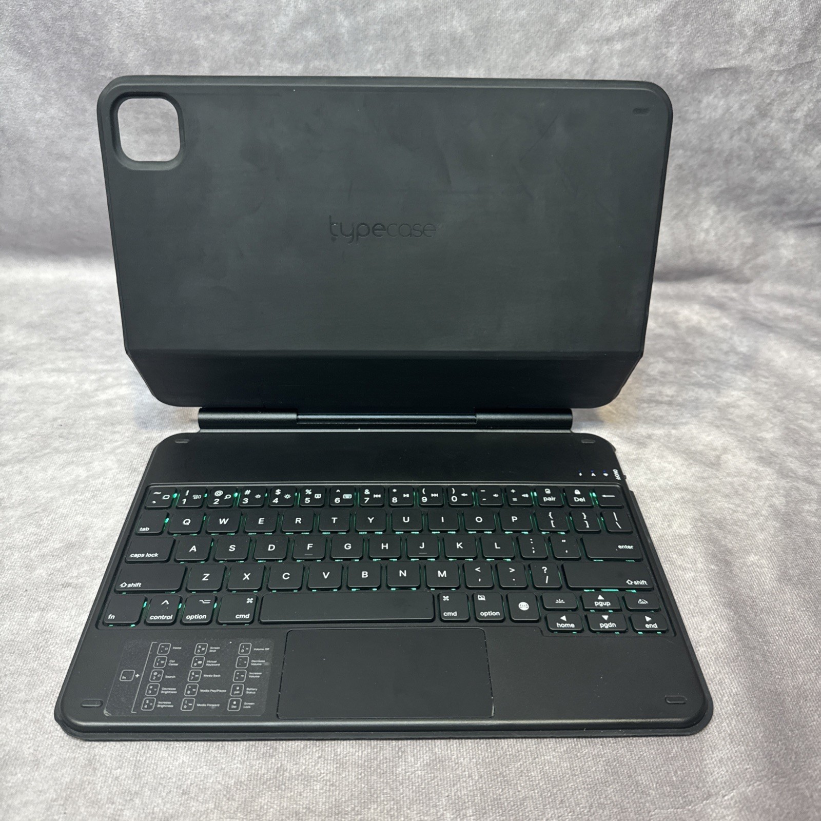 Typecase Edge KB206 iPad Keyboard Case w/ Trackpad & Backlight