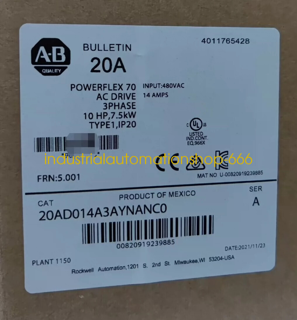 1PC NEW 20AD014A3AYNANC0 frequency converter Via DHL or FedEX
