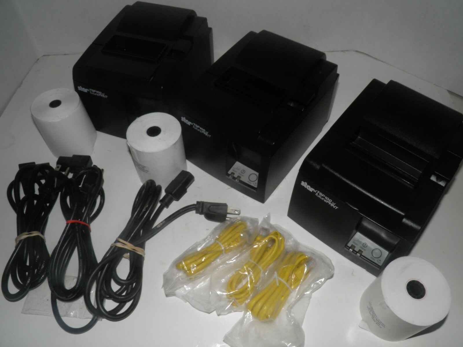  Star TSP100 Thermal POS Receipt Printer Ethernet with Power Cord  Model 143LAN
