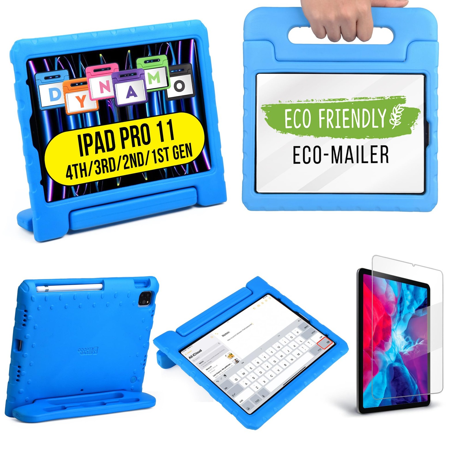 Official Dynamo for iPad Pro 11 inch Case for Kids 4th/3rd/2nd/1st Generation...