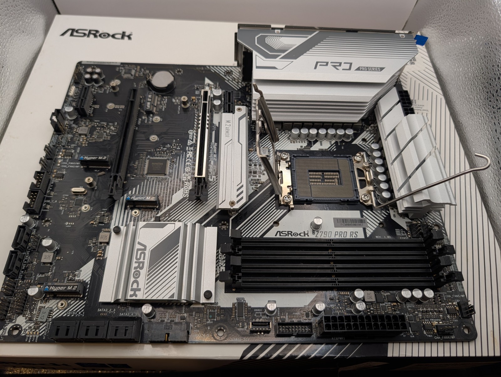 ASRock Z790 Pro RS LGA1700 ATX Motherboard – Used, Fully Working