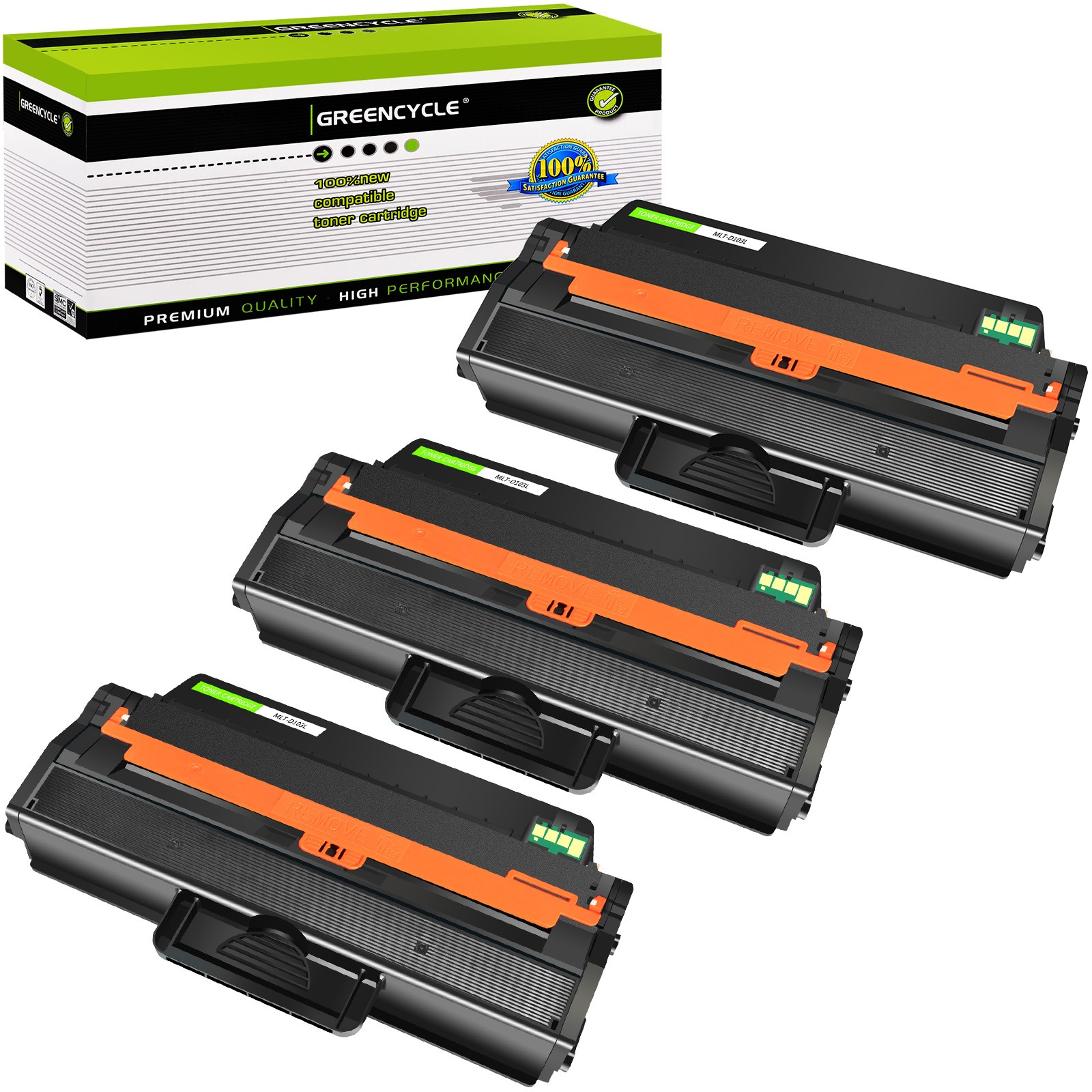 3 Pack MLT-D103L Toner fiits for Samsung 103L ML-2950 2950NDR 2951 2955N 2955ND