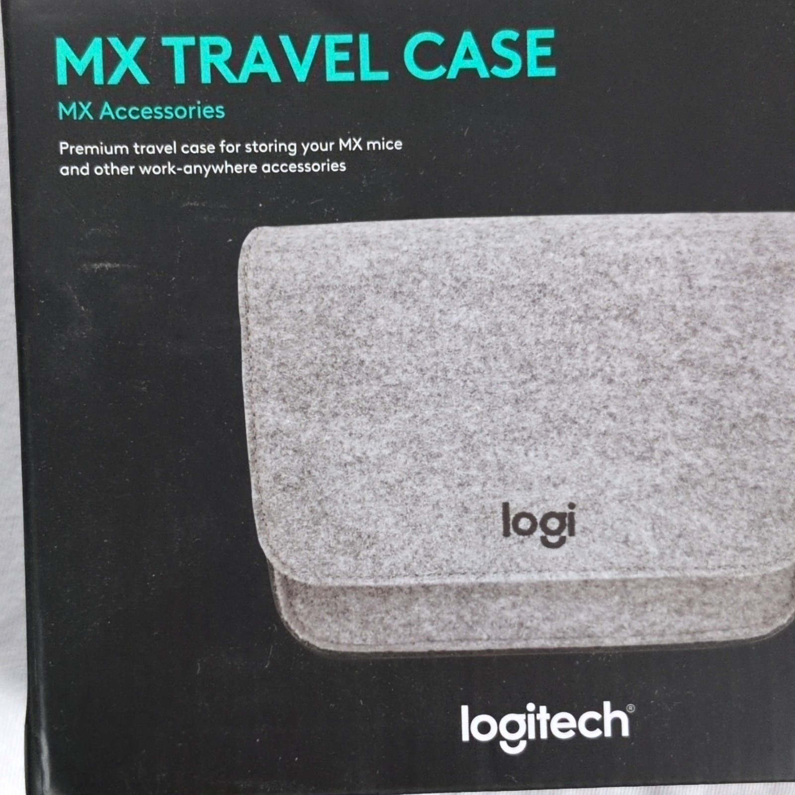 Logitech MX Travel Case Compact Easy Closure Gray for MX Anywhere 3S/Master 3S