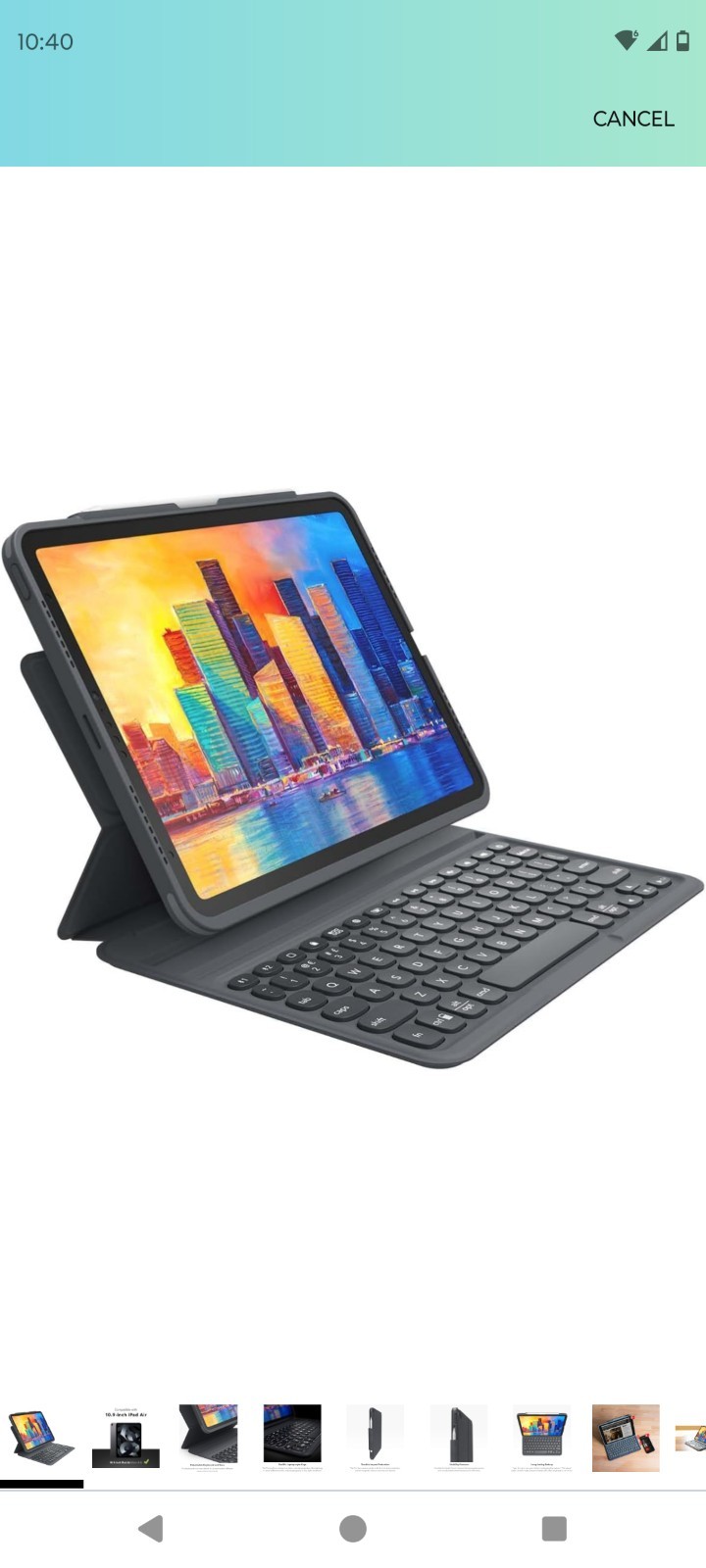 ZAGG Pro Keys Detachable Case and Wireless Keyboard for iPad Air 11"