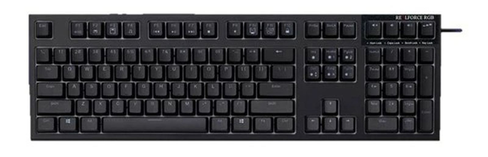Topre REALFORCE R2A-US4G-BK RGB Premium Keyboard English US Layout Black USB