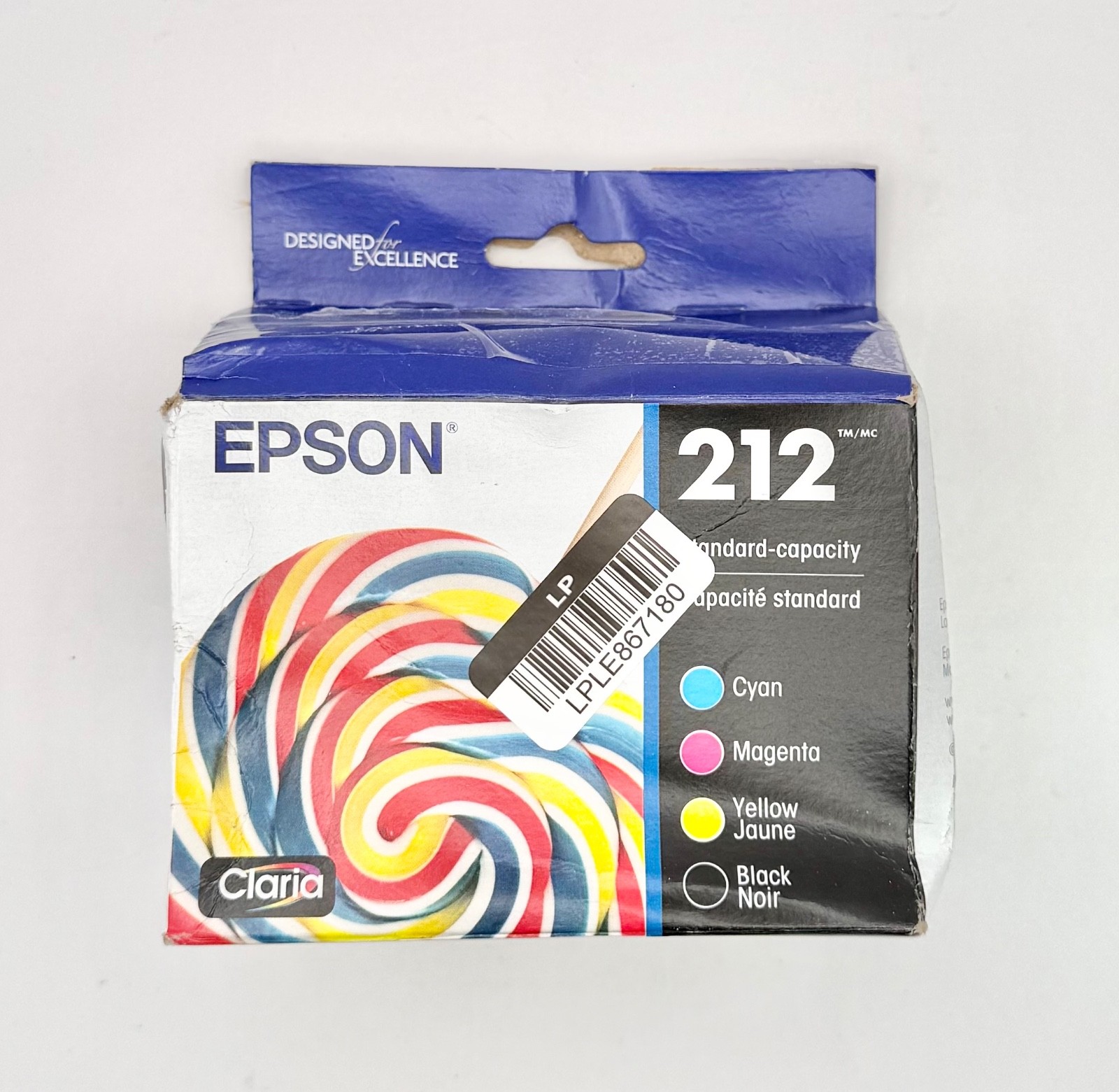 Open Box - Epson 212 Standard Capacity Ink - Yellow Cyan Black Magenta
