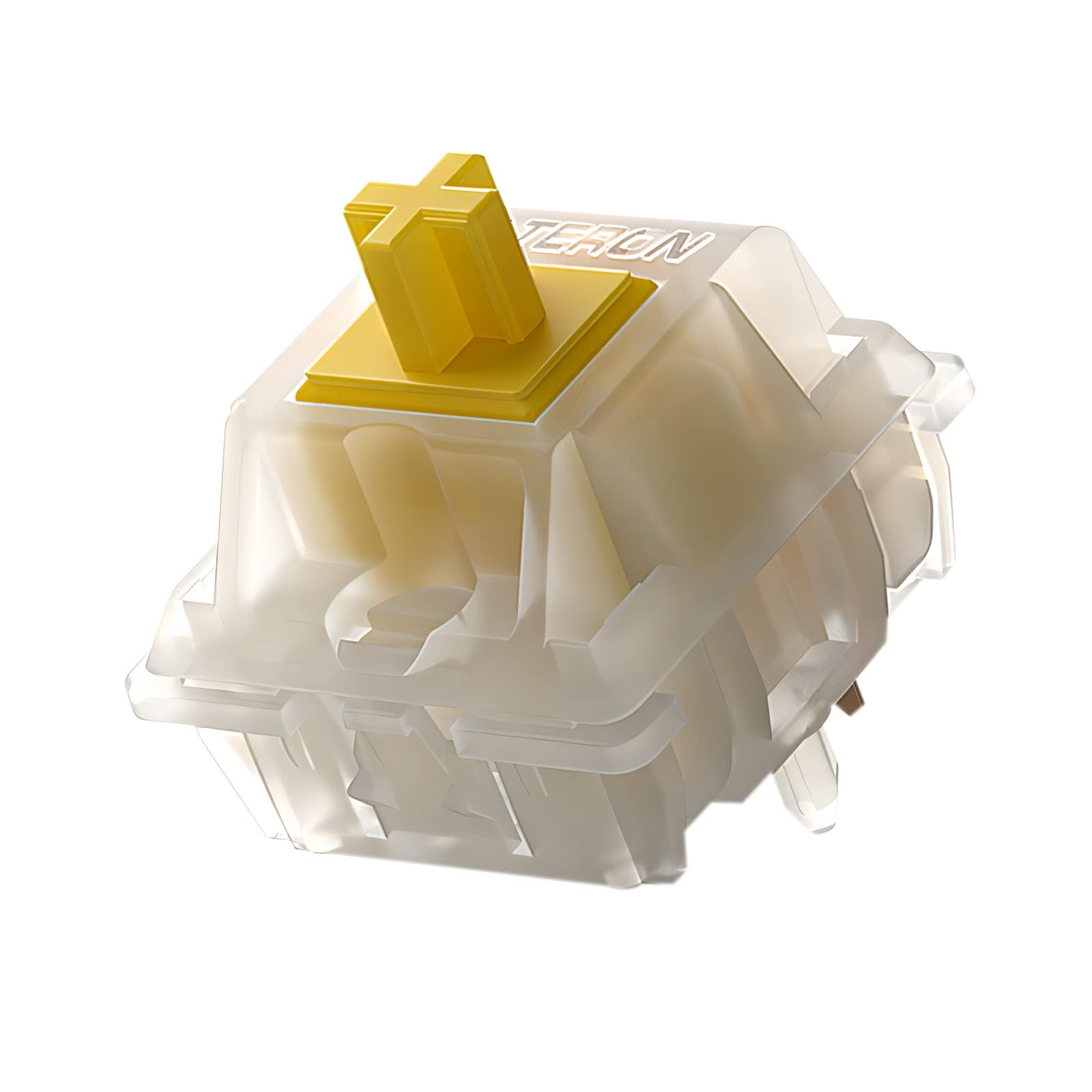 70 PCS Gateron Milky Yellow Silent Linear 5 Pin Switches For MX Keyboard PC