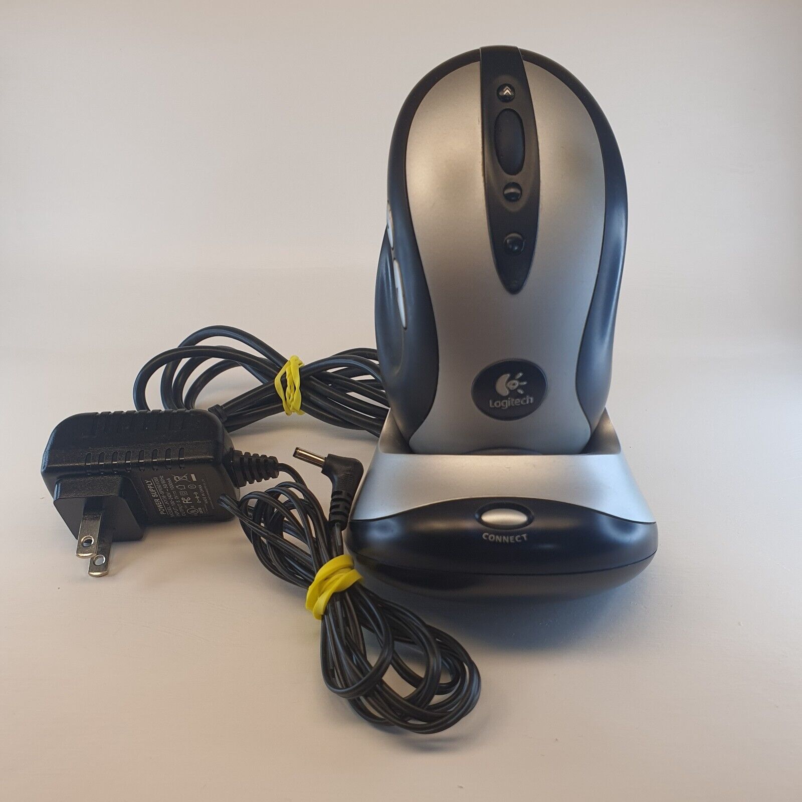 Vintage Logitech MX700 Cordless Optical Mouse with Docking Station Tested