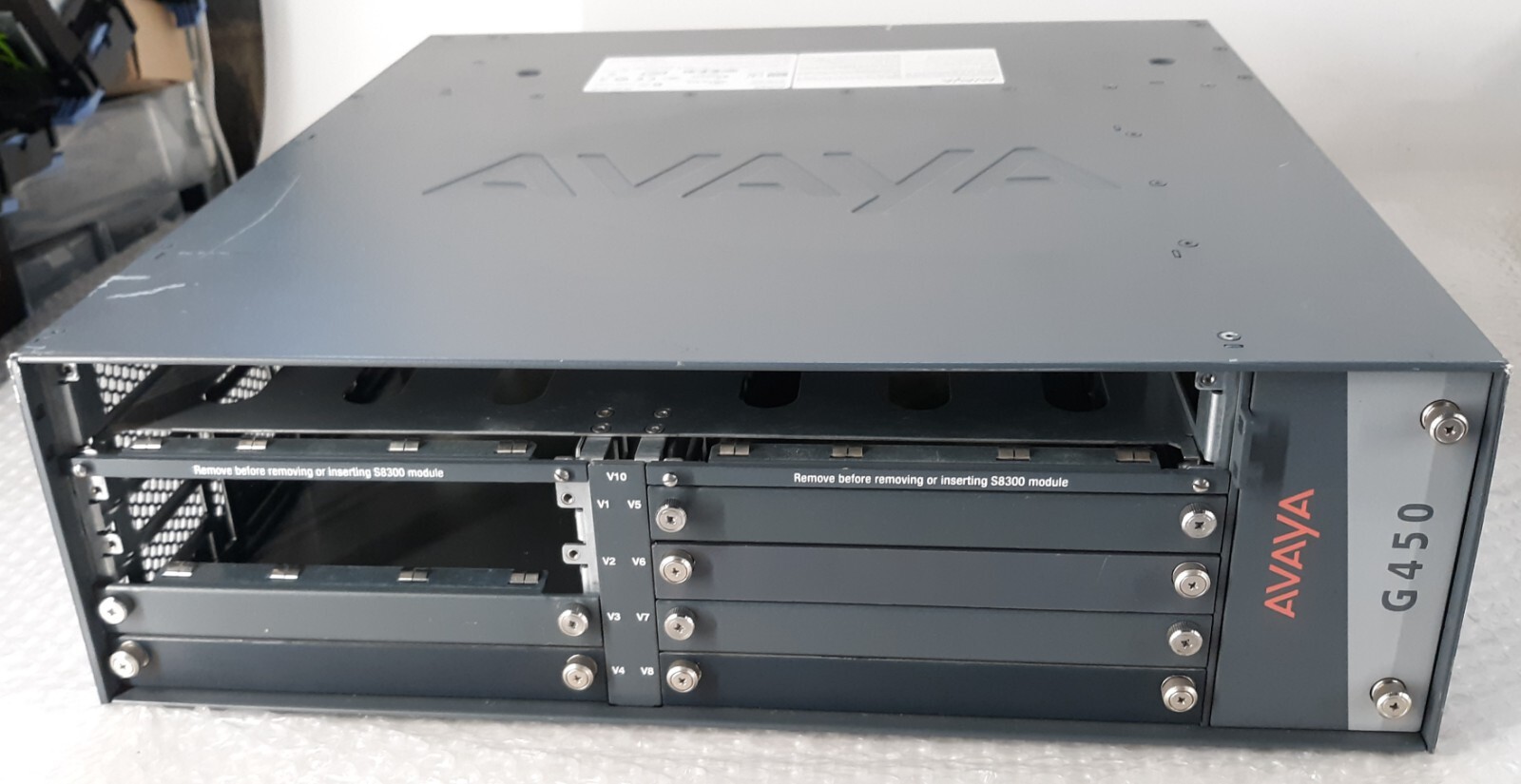 Avaya G450 Media Gateway MP80 700459456 Empty *CHASSIS ONLY*