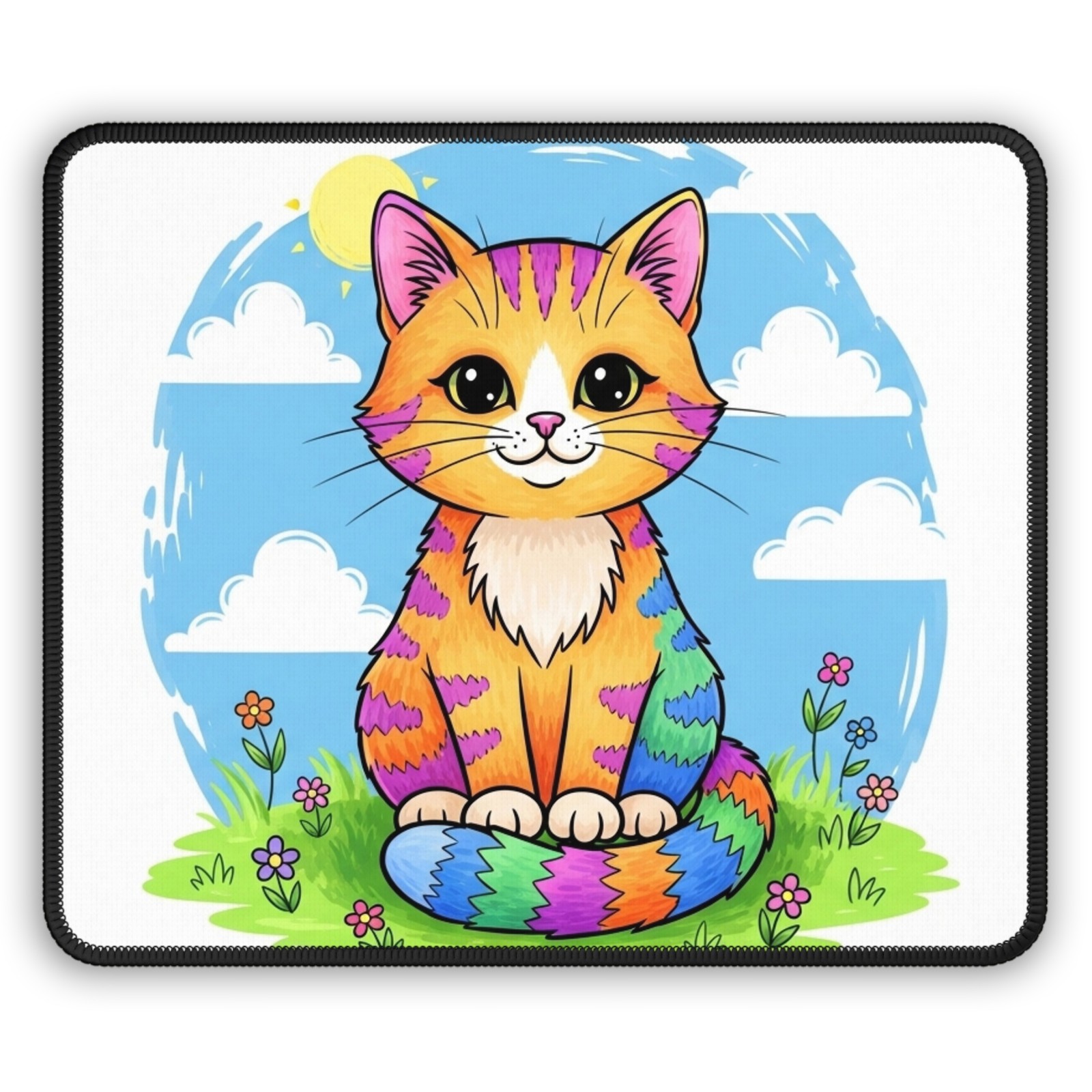 Cute Cat Gaming Mouse Pad