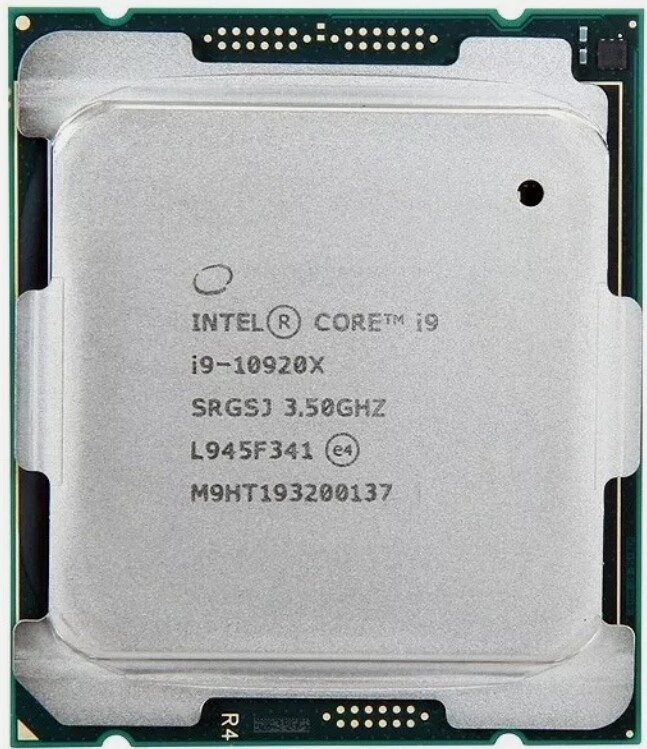 Intel Core i9-10920X CPU 3.5ghz 12-core 19.25mb lga-2066 x299 X-SeriesProcessor
