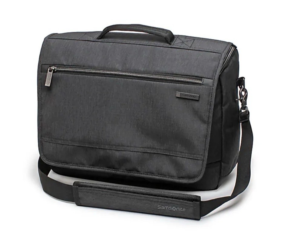 Samsonite Modern Utility Laptop Messenger Bag  Charcoal Heather