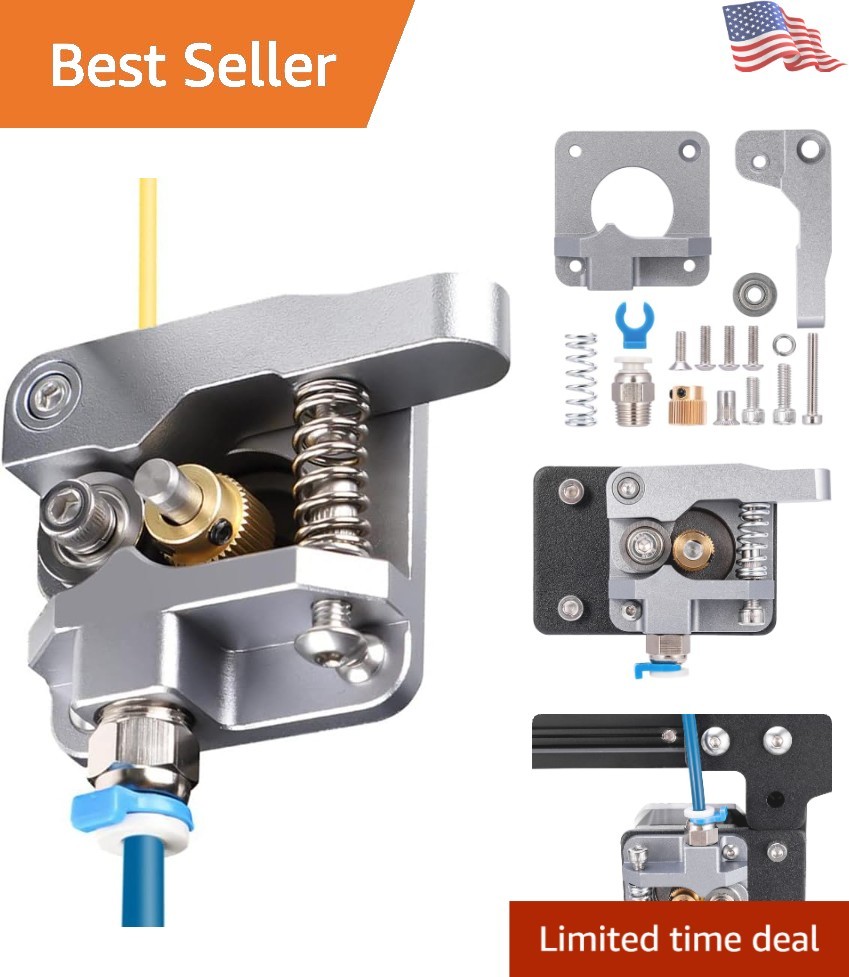 High-Quality All-Metal Extruder for Ender 3, CR-10 - Effortless Filament Loading