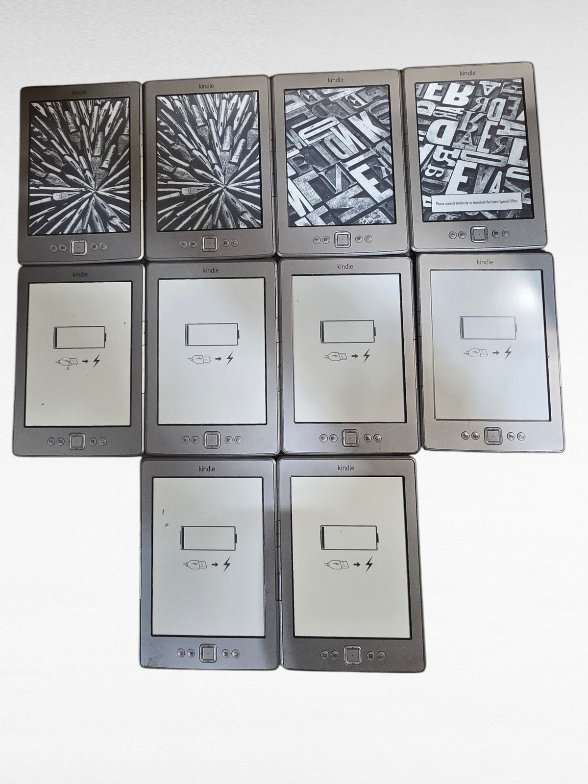 [LOT OF 10] Amazon Kindle D01100 *UNTESTED*  FAST  c