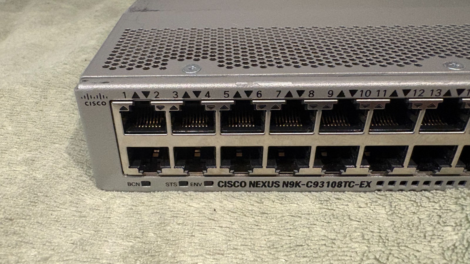Cisco Nexus (N9KC93108TCEX) 48 Port Rack Mountable Ethernet Switch