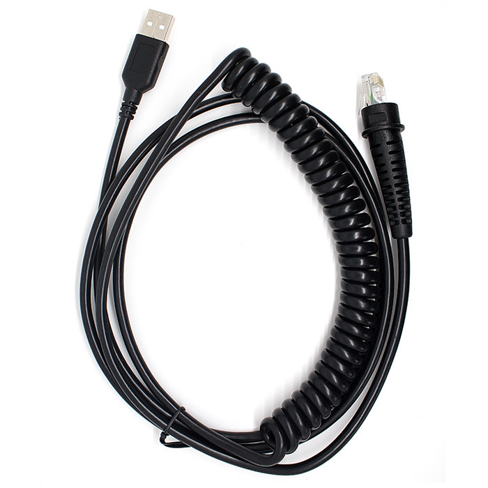 9FT Coiled USB Cable For Honeywell 1900G 1200G 1250G 1300G 1400G Scanner New