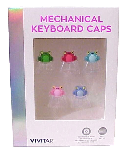 VIVITAR MECHANICAL KEYBOARD CAPS 2024 (FROGS) BRAND NEW AND FACTORY SEALED