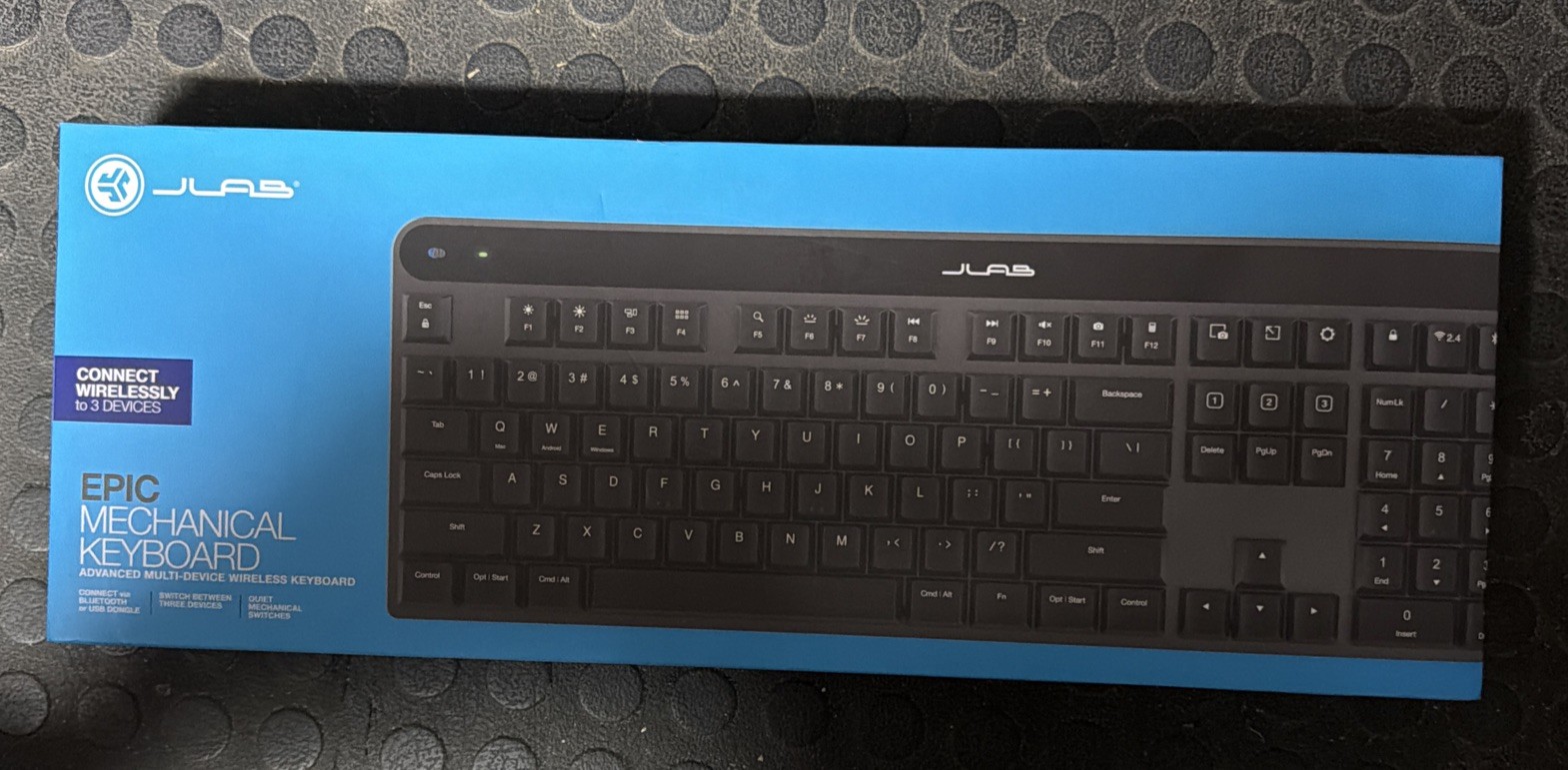 JLab - Epic Mechanical Advanced Multi-device Wireless Keyboard - Black
