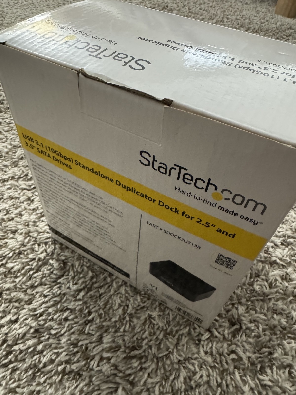 STARTECH.COM SDOCK2U313R DUAL-BAY HARD DRIVE DUPLICATOR DOCKING STATION - NEW