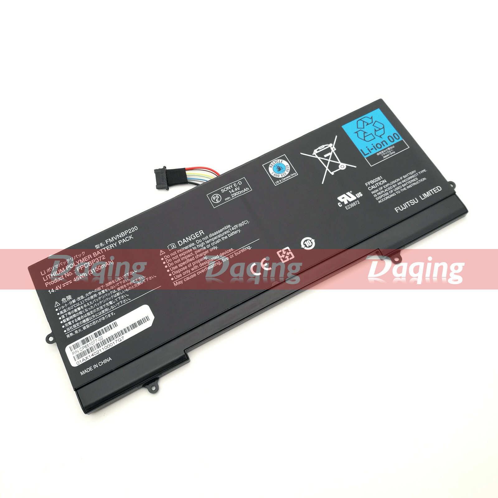 New Original 45Wh FMVNBP220 Battery for Fujitsu Lifebook U772 FPB0281 FPCBP372