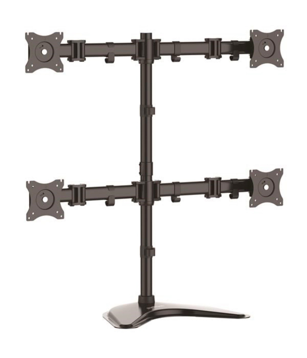 StarTech ARMBARQUAD Quad Monitor Desk Mount VESA 75/100mm 4 Screen Arm Stand 