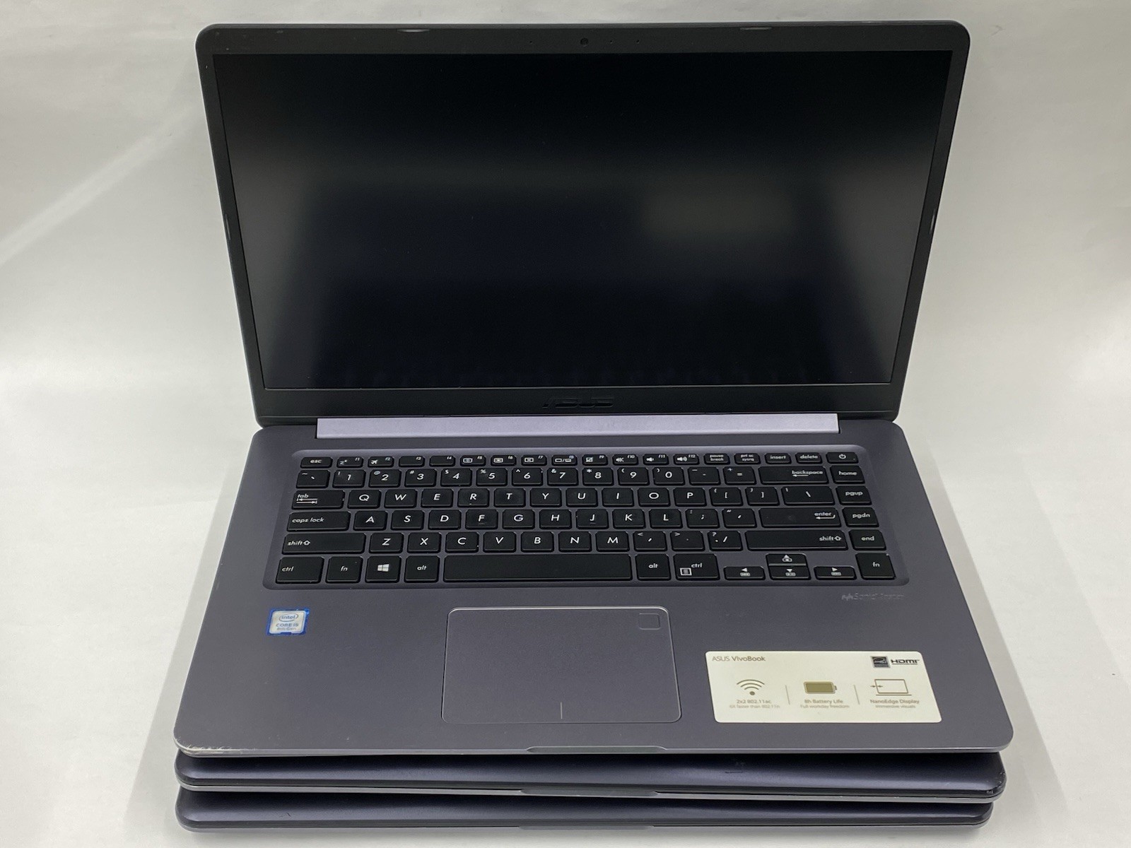 Lots of (3) Asus X510UA Grade B Non-Touch FHD i5-8250u No RAM No SSD No OS-READ