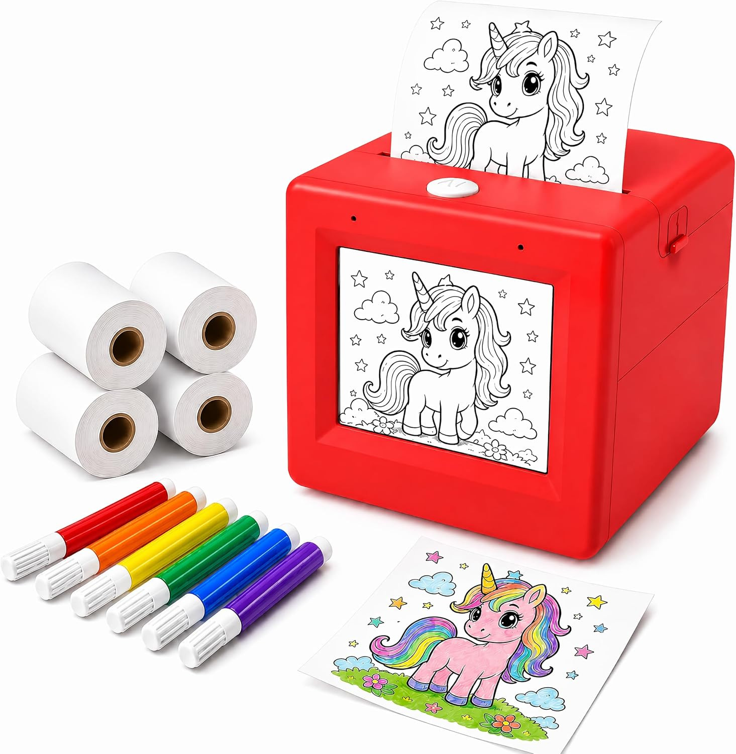 AI Thermal Mini Sticker Printer for Kids, DIY Gift