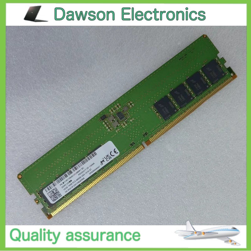 Used Micron 16GB DDR5 4800 MT UDIMM 1Rx8 PC5-4800B C8C1084S1UC48BA1 Desktop RAM