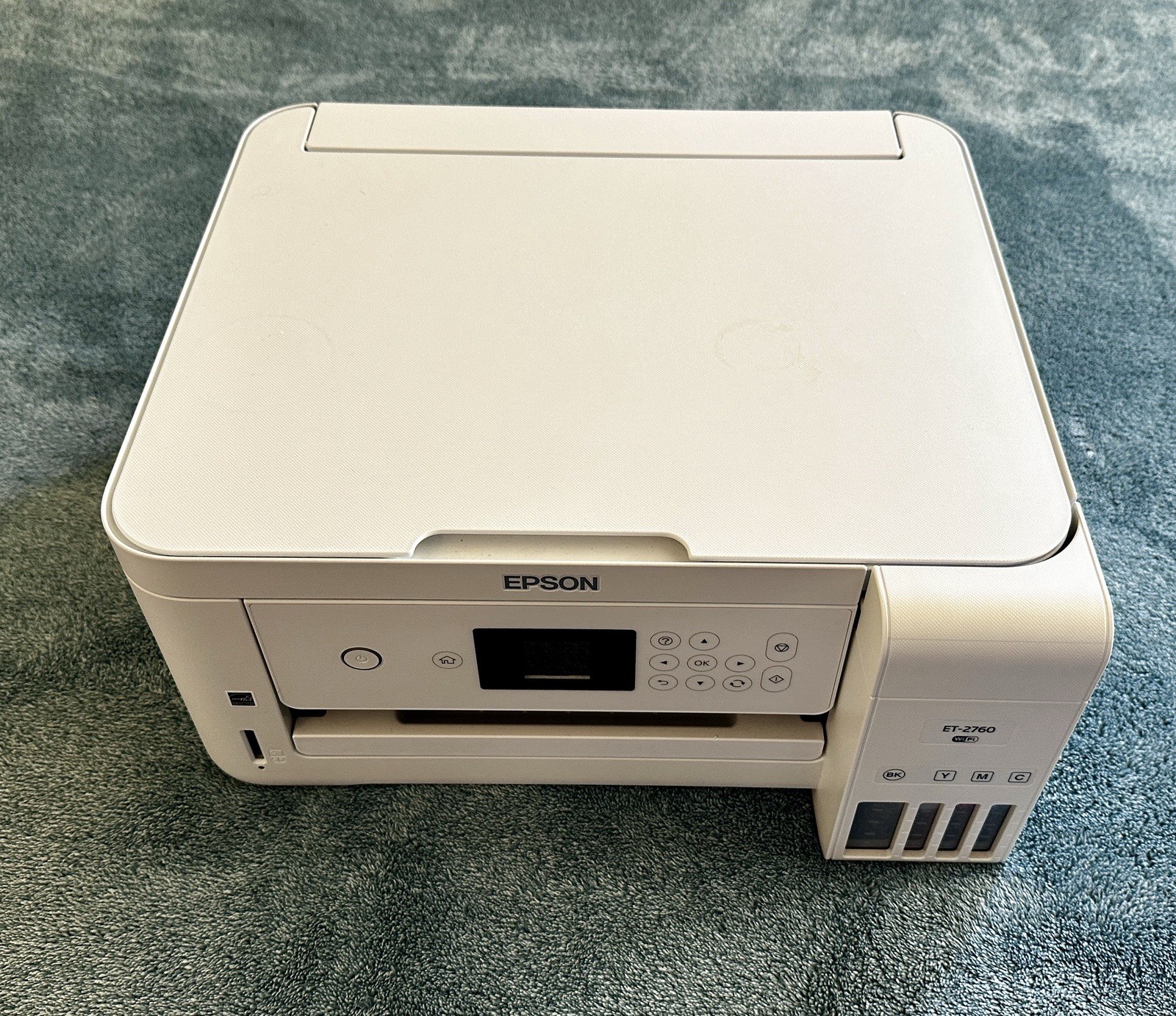 Epson EcoTank ET-2760 Supertank Color Inkjet All-in-One Printer - White