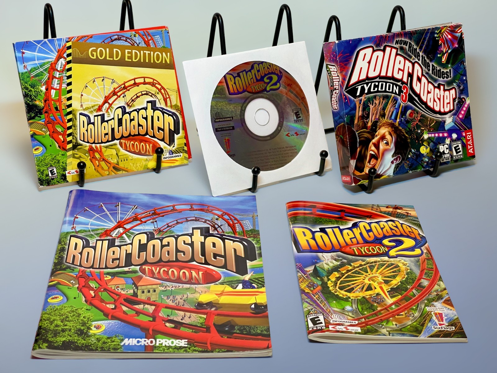 Roller Coaster Tycoon PC Game Collection � RCT 2, RCT 3 & Gold Edition