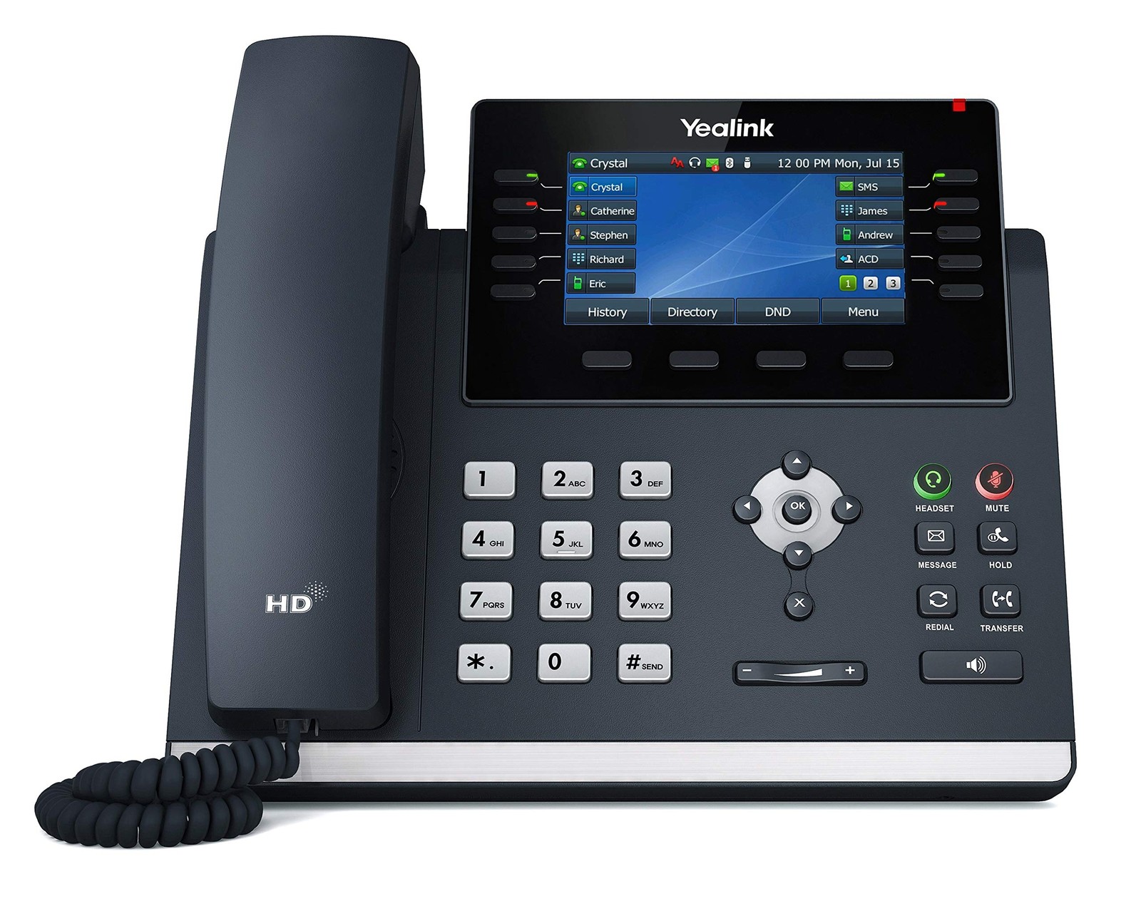 Yealink T46U IP Phone 16 Line Gigabit PoE Desktop VoIP