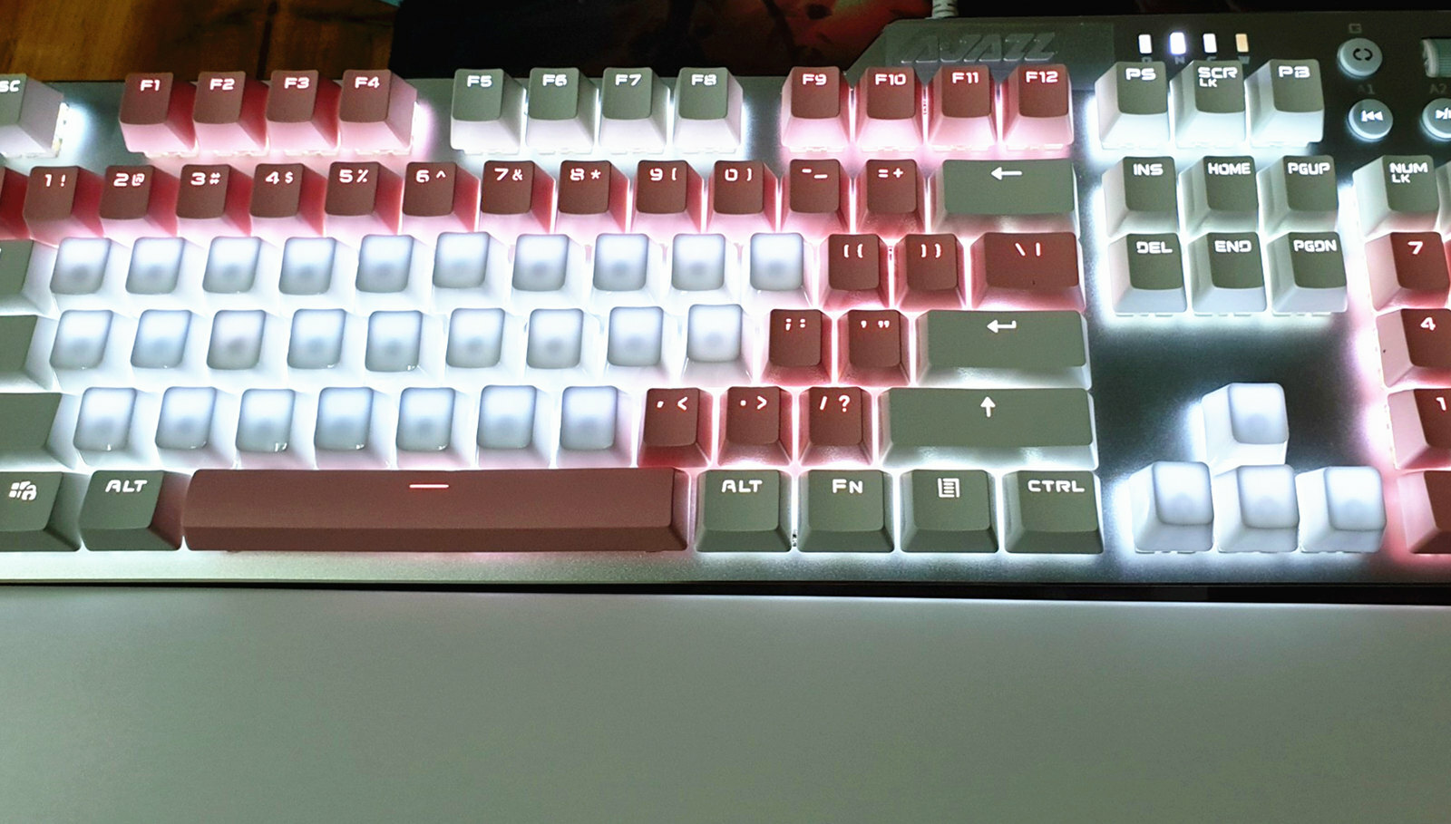 Ceramic Backlit Keycap Artisan R4 OEM Key Caps For Cherry MX Mechanical Keyboard