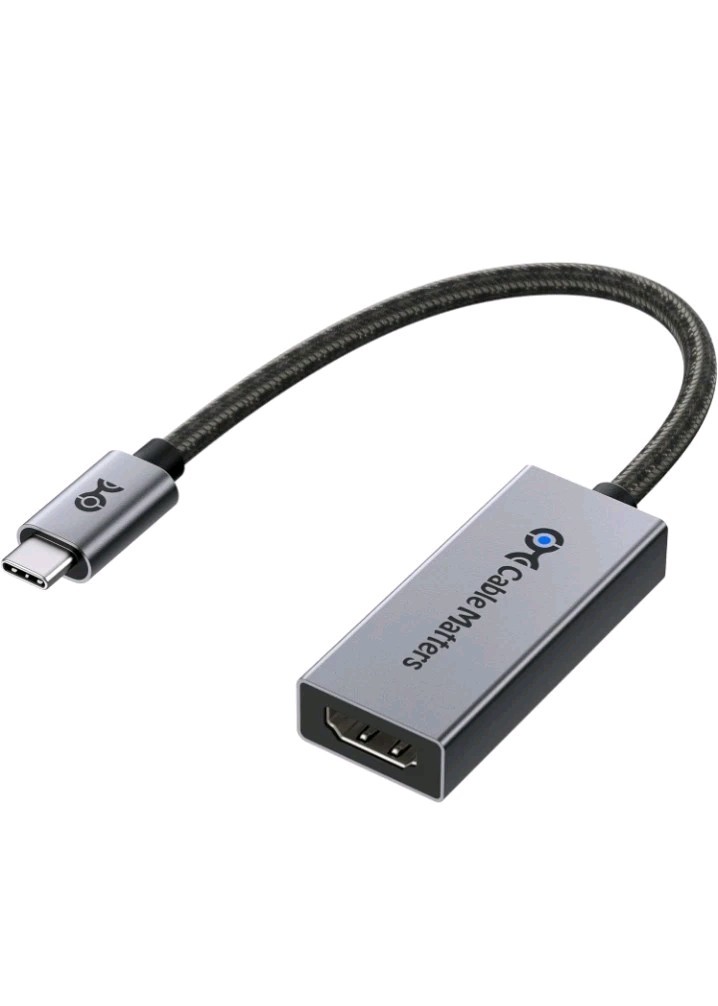 Cable Matters 80Gbps Unidirectional USB C to DisplayPort 2.1 Adapter