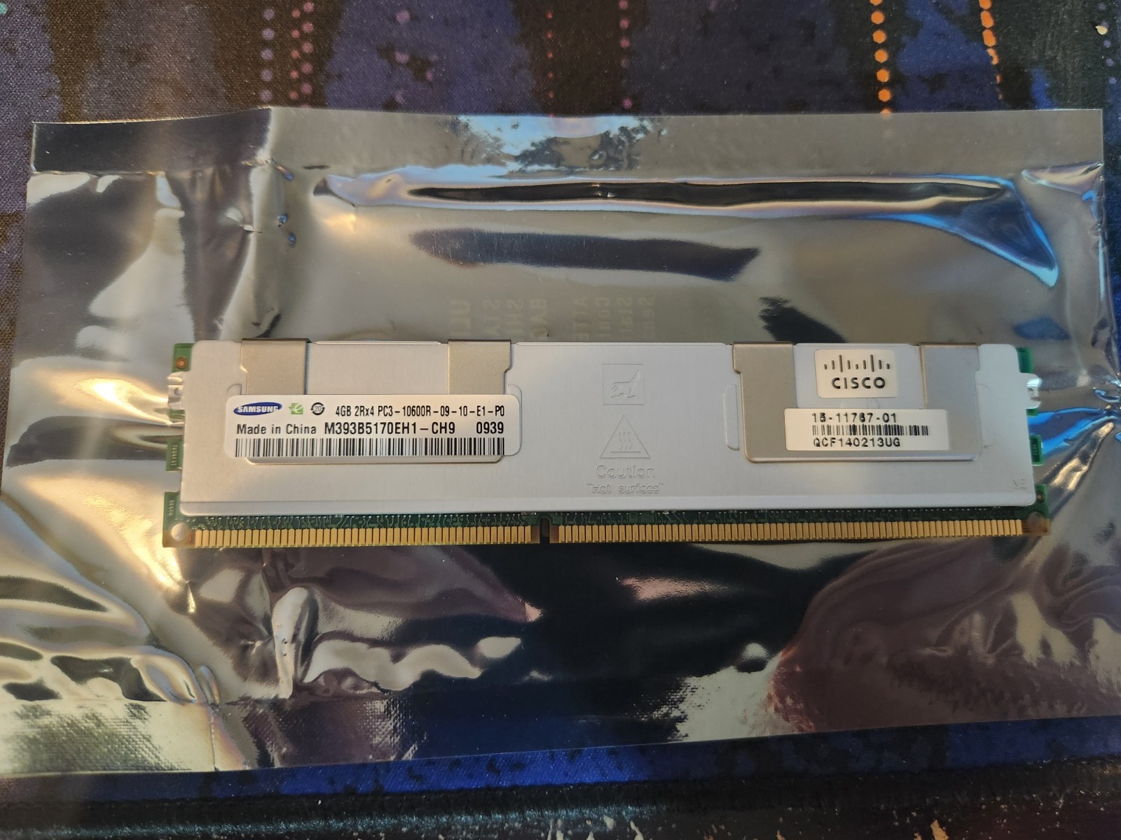 LOT OF 32 4GB SAMSUNG 4GB 2Rx4 PC3-10600R M393B5170EH1 CISCO ECC Server RAM