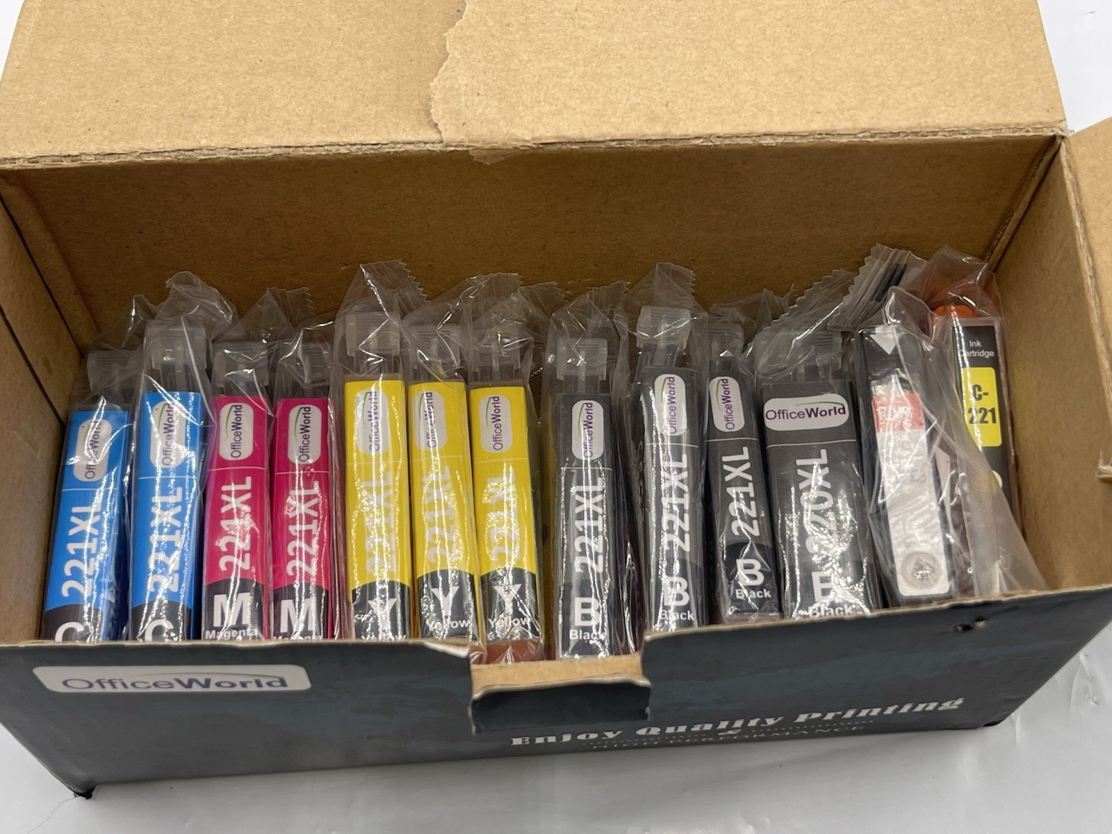 OfficeWorld Compatible Ink Cartridges Lot Of 13