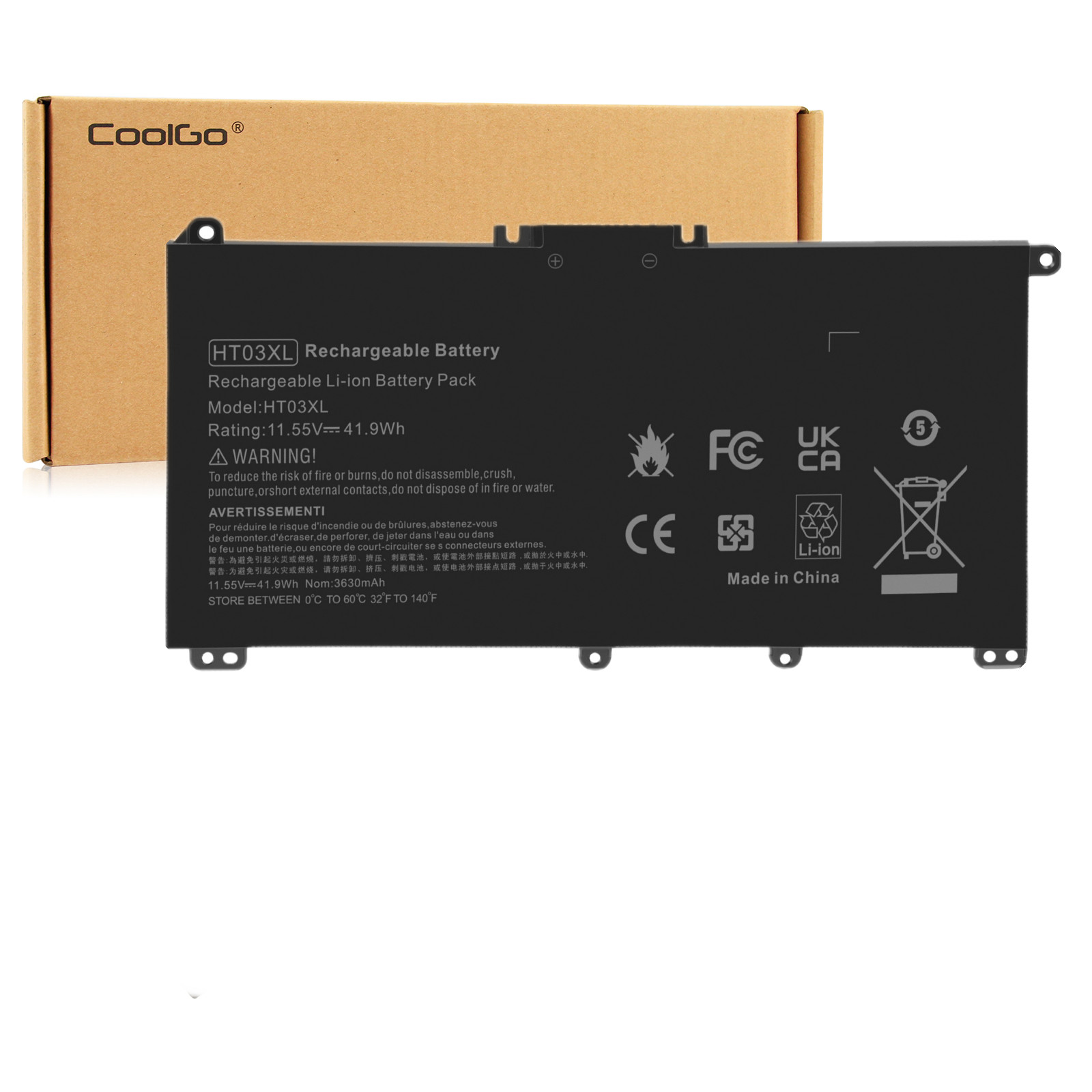 ✅Lot 10x HTO3XL HT03XL Battery for HP Pavilion L11421-2C2 L11119-855 15-DA 15-CS