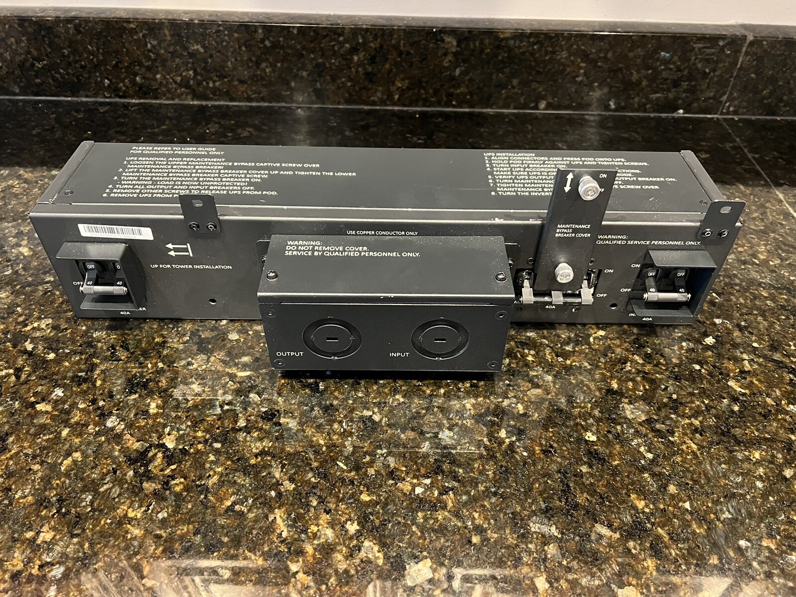 Vertiv Liebert 40A 2U Maintenance Bypass Switch 3Wire+G LLNG OPEN BOX