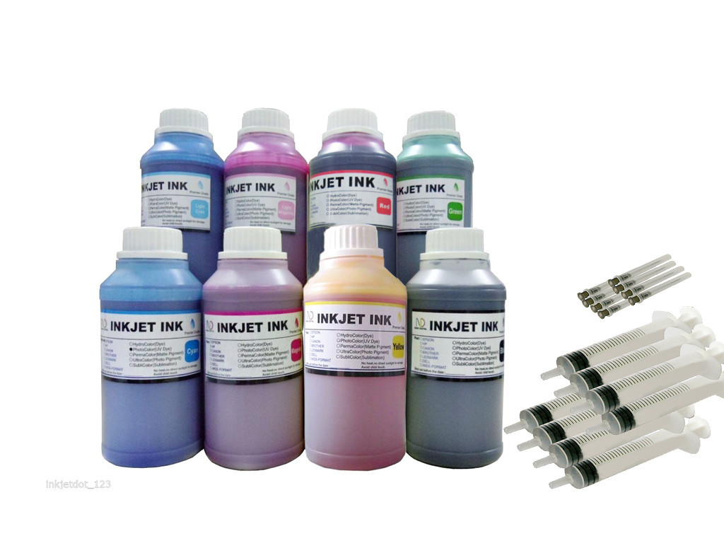 8x250ml ND® refill ink+ syringes for Canon CLI-8 PIXMA Pro 6000 Pro 9000 6500 