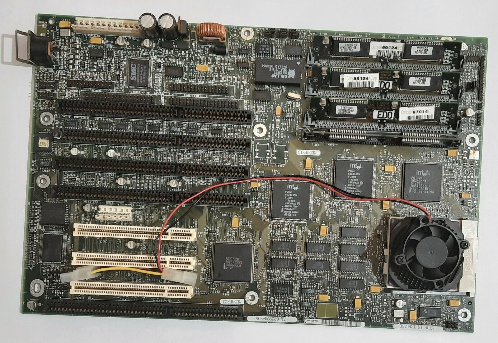 Intel Premiere PCI-II Socket 5 ISA Retro Motherboard + Pentium 90MHz + 32MB RAM