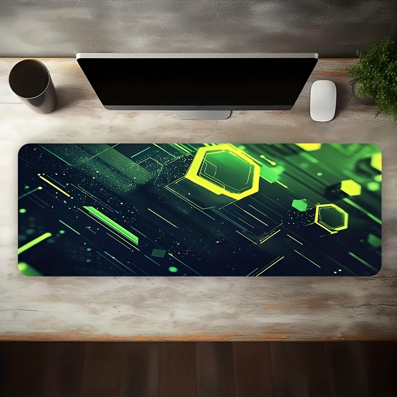 1pc Large Gaming Desk Mat Compatible for PC/Laptop, Non-Slip Washable Rubber B