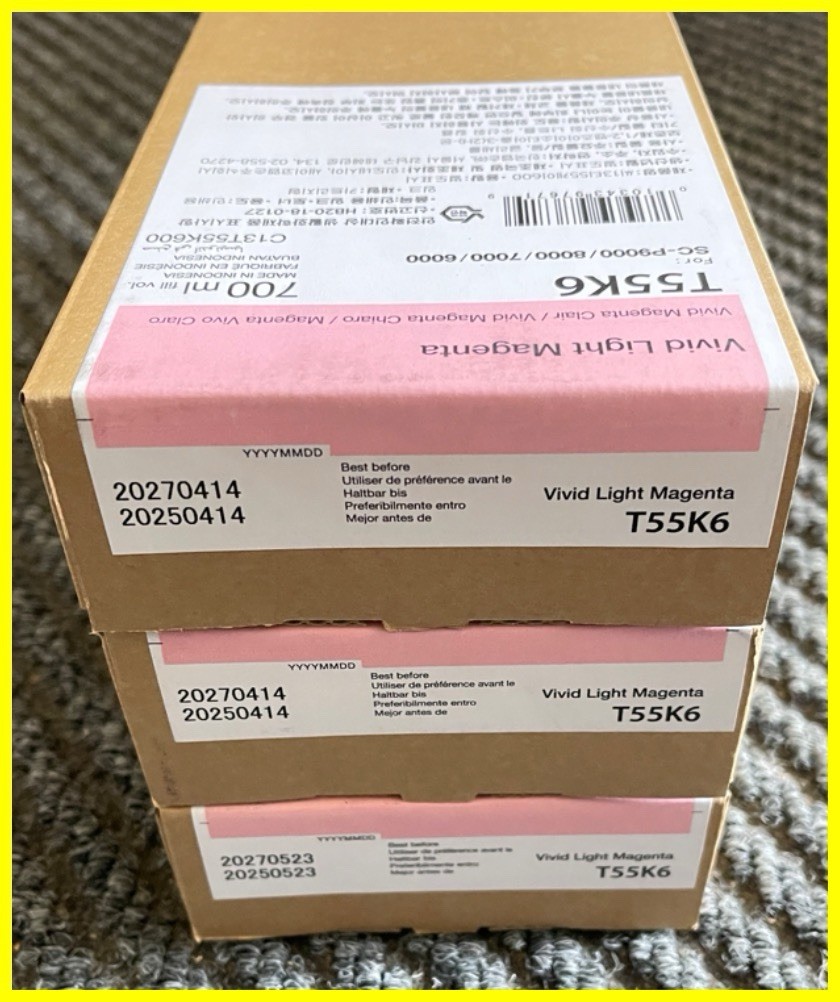 One Ink Epson T55K6/T8046 Vivid Light Magenta 700ml - P9000 P8000 P7000 P6000