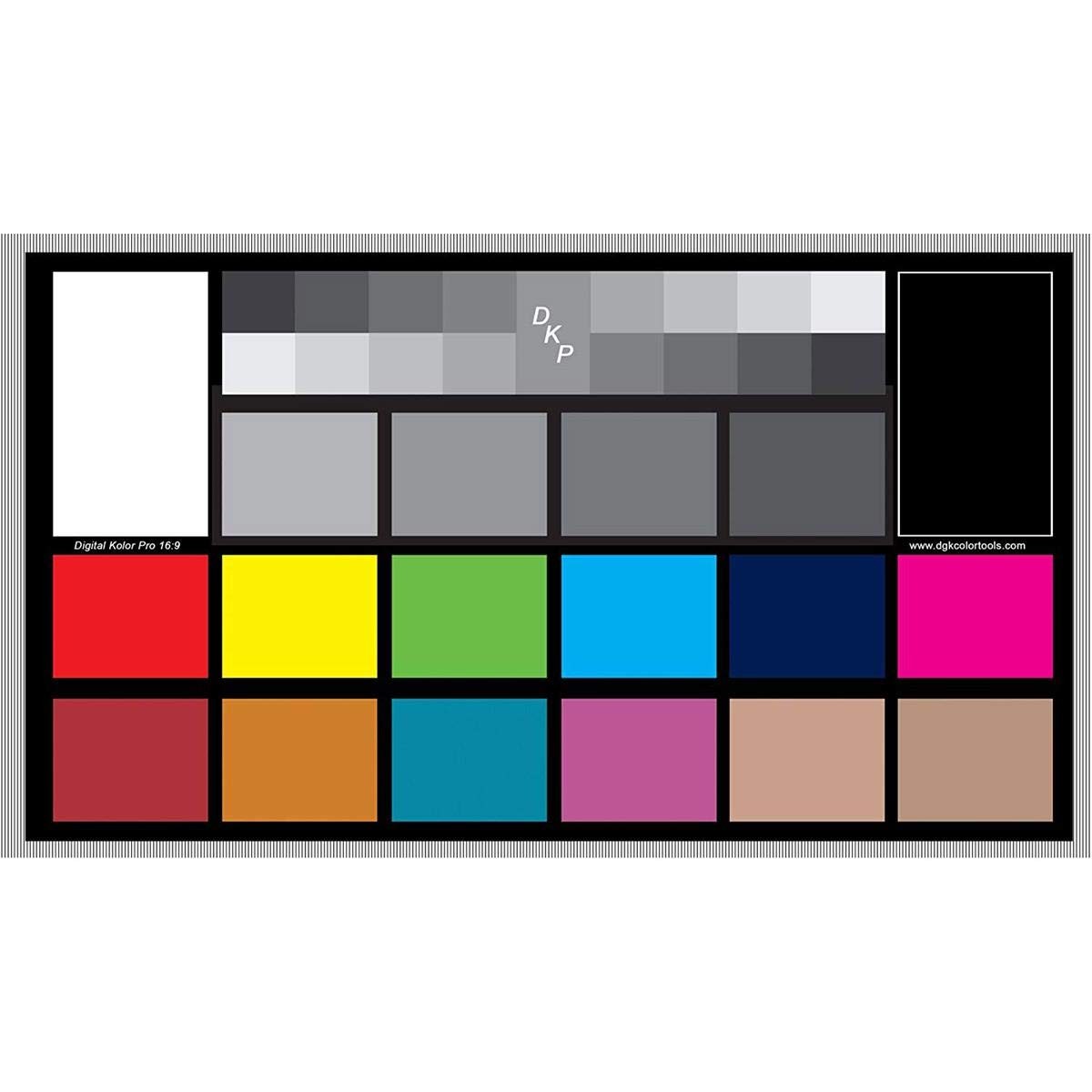 2-Pack Large 169 Color Calibration and Video Chip Chart for Photography