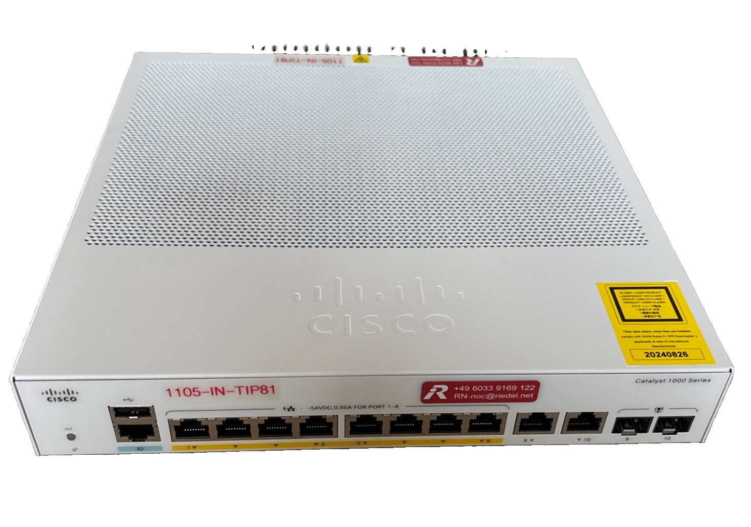 Cisco C1000-8P-2G-L Catalyst 1000 8-Port Switch