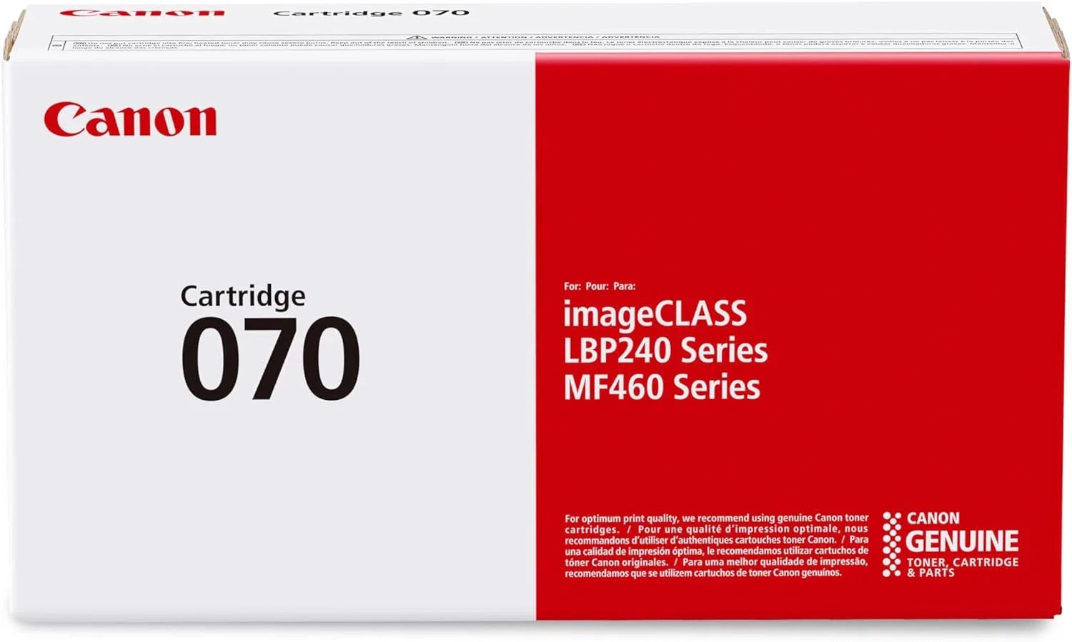 Canon 070 Black Original Toner Cartridge 5639C001 for imageCLASS LBP246dw