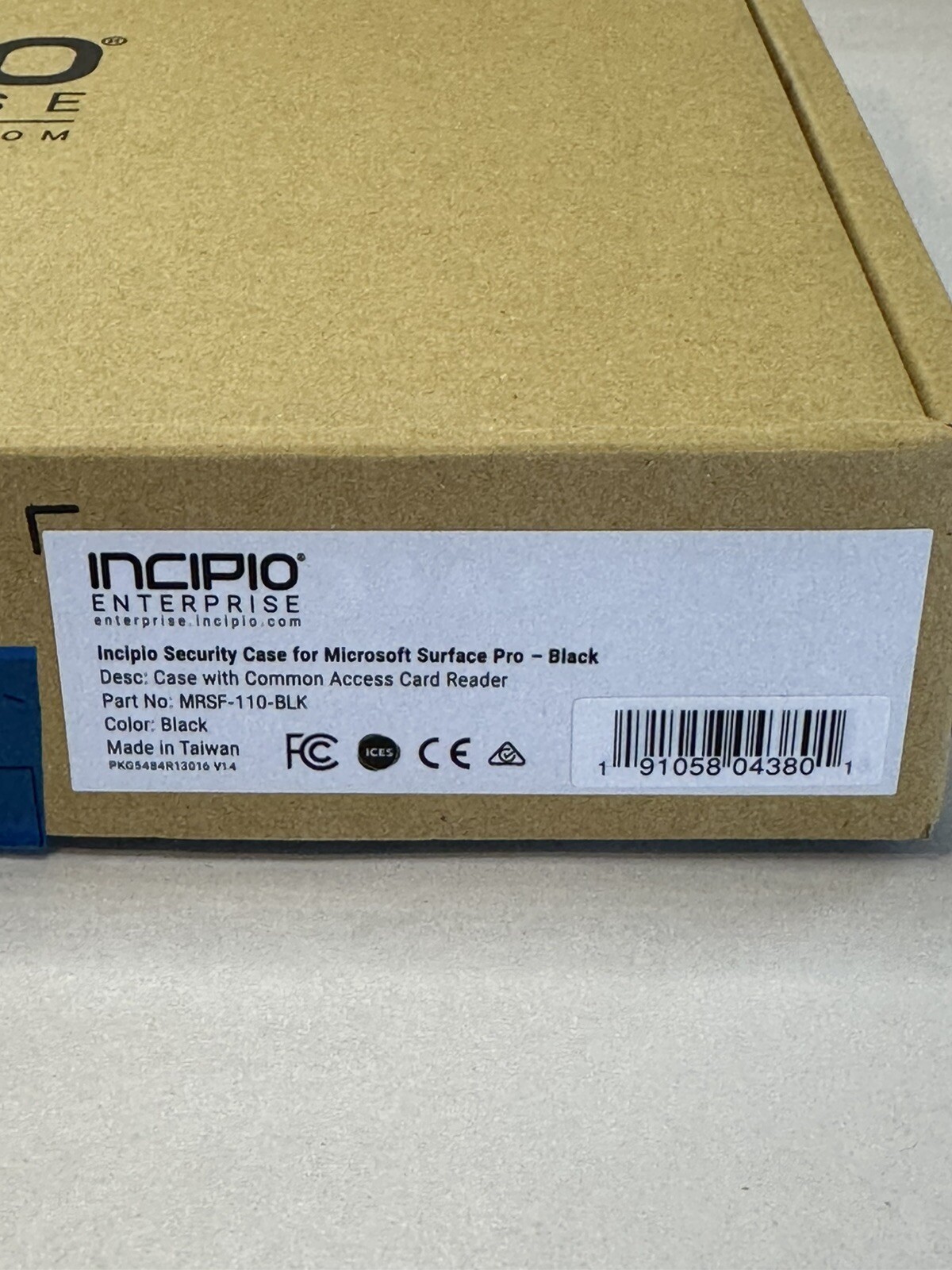 INCIPIO MRSF-110-BLK Microsoft Surface Pro Security Case Open Box 