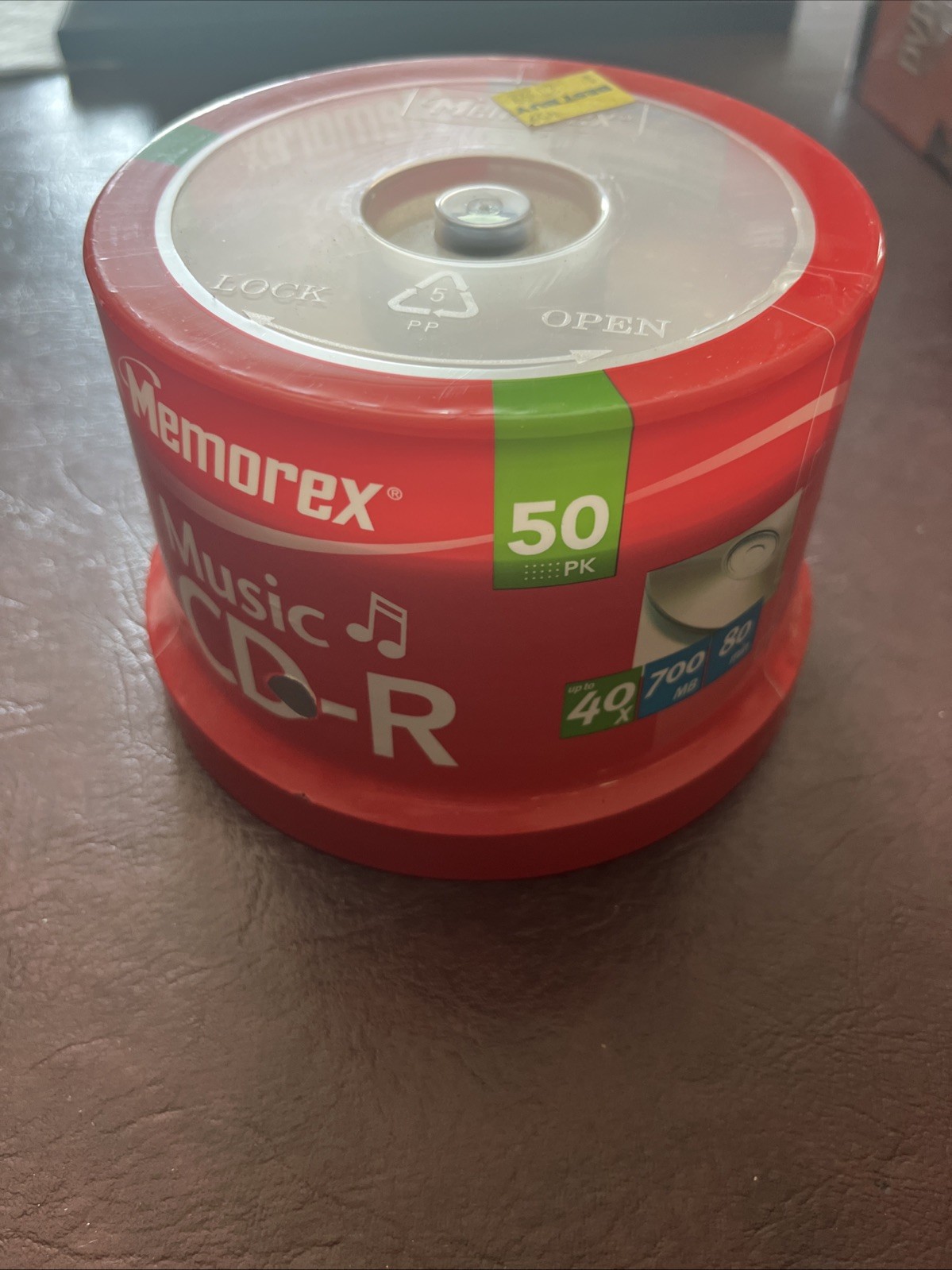 Memorex Music CD-R 50 PK 700MB 80 Min 40x Recordable Audio Data Spindle New