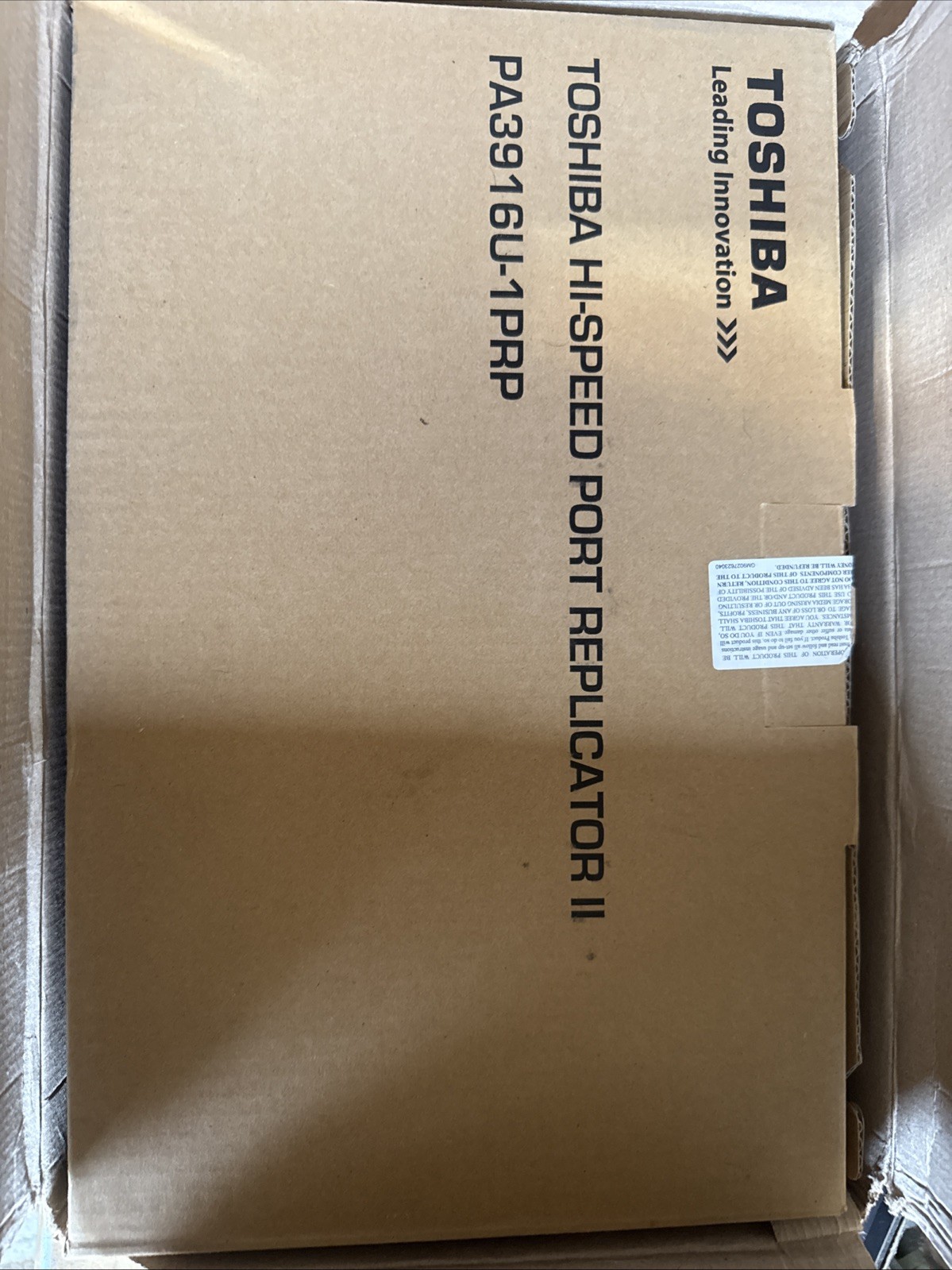 Toshiba Tecra Hi-Speed Port Replicator II HDMI USB DisplayPort Dock PA3916U-1PRP